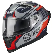 Capacete MT Helmets Braker SV Cockpit C5 - Fechado - Tamanho XL - com Óculos Interno - Gloss