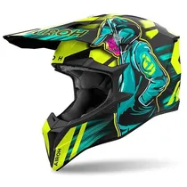 Airoh Wraaap Cyber - Yellow/Matt / M