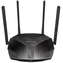 Roteador Mercusys MR80X AX3000 Wi-Fi 6 Dual Band 4 Antenas - Preto