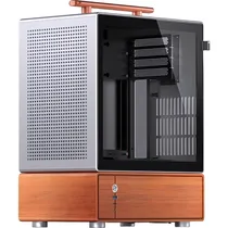 Gabinete Jonsbo T7 Micro ATX Mid Tower - Prata