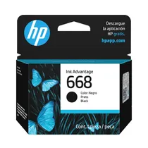 Cartucho HP 668 Negro 3ML