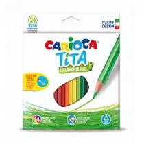 Carioca 42787 Lapiz de Color Tita 24 PZS