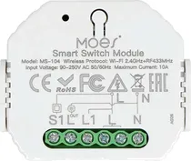 Interruptor Smart Moes Zigbee MS-104ZR 1GANG/ 10A/ Wifi/ Alexa/ Google