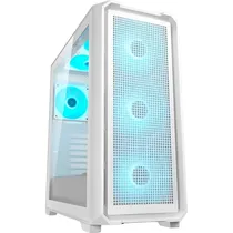 Gabinete Gamer Cougar MX600 Air Pro Argb e-ATX Mid Tower - Branco