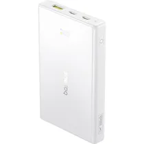 Carregador Portátil Baseus Picogo LCD 10.000 Mah 20 W USB-A+ 2 USB-C + Cabo USB-C - Branco (P10076801213)