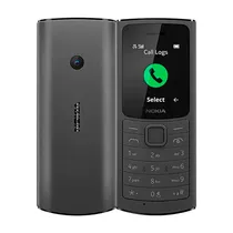 Celular Nokia 110 TA-1376 / 4G / Dual Sim / Tela 1.8" / Camera / FM Radio - Preto