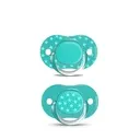 Suavinex Nursery Chupete Fisiologico 0/6M 2U The Basics Polipropileno/Silicona 0-6M+ Verde