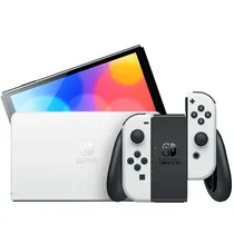 Console Portátil Nintendo Switch Oled HEG-001 de 7.0" com 64GB - Branco/Preto