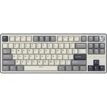 Teclado Royal Kludge R87 Pro 80% (TKL) Mecânico RGB - Half Grey (Inglês)