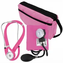 Aparelho de Pressão Analógico More Fitness MF-225 - Rosa