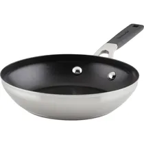 Frigideira Kitchenaid Inox Antiaderente para Indução Cinza