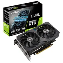 Placa de Vídeo Asus Dual V2 Oc 12GB Geforce RTX3060 GDDR6 / RGB - DUAL-RTX3060-O12G-V2