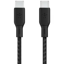 Cabo Belkin Boostcharge USB-C/USB-C 2M 100W Preto - CAB014BT2MBK