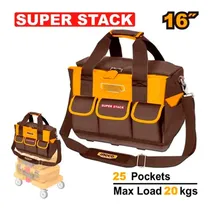 Bolsa de Ferramentas Ingco HTBG12 – 16" Base Plástica