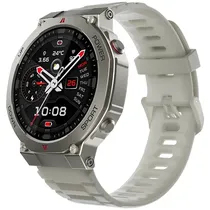 Relógio Black Shark GS3 Ultra BS-W2415 com GPS/Bluetooth - Prata/Bege (Anatel)