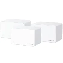 Sistema Wi-Fi Mesh Mercusys Halo H80X AX3000 Wi-Fi 6 Dual Band - 3 Unidades