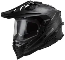 Capacete para Moto LS2 Explorer Carbon MX701 - Tamanho M (57-58) Matt Carbon