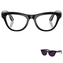 Óculos de Sol Ray-Ban Meta Skyler RW4010 Wifi Meta Ia 32GB - Preto Transitions