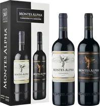 Kit Vinho Montes Alpha Carmenère V/s Carmenère - 750ML (2 Unidades)