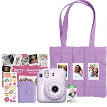 Câmera Instantânea Fujifilm Instax Mini 12 Holiday Bundle 2025 - Lilac Purple