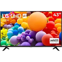 TV Smart LED LG 43UT7300 (2024) 43" 4K HDR10+ Webos 24 Wifi - Preto