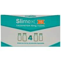 Slimex Tirzepatida 15MG / 0.5ML 4VIAL