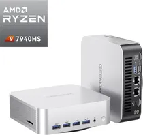 Mini PC Geekom A7 Max Ai R9-7940HS/ 16GBD5/ 1TBSSD/ 4XUSB/ 2HDMI/ 2LAN/ W11PRO/ BT/ Wif/ SLV/ BK
