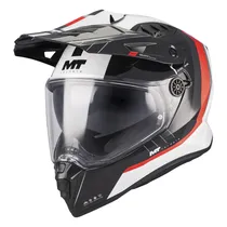 Capacete MT Helmets Track SV Nomad A15 - Fechado - Tamanho XXL - com Óculos Interno - Gloss