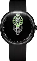 Relogio Masculino Ciga Design T021-SIGR-6B Automatic Wandering Hour Watch Black