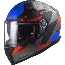 Capacete para Motociclista LS2 FF811 Vector 2 Absolute Blue-Red