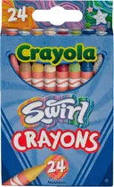 Giz de Cera Crayola Swirl 52-3439 (24 Unidades)