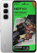 Smartphone Infinix Hot 60I Lte Dual Sim 6.70" 8GB Expansível/256GB Silver