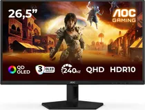 Monitor 27" AOC Q27G41ZDF QD-Oled QHD/ 240HZ/ 0.03MS/ HDR10/ HDMI/ Black
