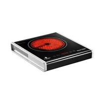 Cocina Eléctrica Vitrocerámica Electrobras Smart Cook I EBVC-11D 1 Hornalla 220V Negro - Plata