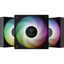 Kit Ventilador Gamdias Notus M1-1203 Argb PWM 120 MM - Preto