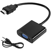 Cabo Adaptador Krab HDMI Macho para VGA Femea - Preto (KBHDV34)
