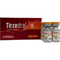 Tirzepatida Tirzedral 15MG 4 Ampolas de 0.5ML