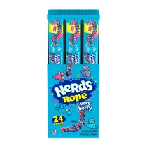 Bala Gelatina Nerds Very Berry Tubo Caixa 24X26G