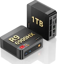 Mini PC Bosgame P6 R9-6900HX 4.9GHZ/ 24GBD5/ 1TBSSD/ 4USB/ HDMI/ DP/ 2LAN/ Type-C/ BT/ Wifi/ BK