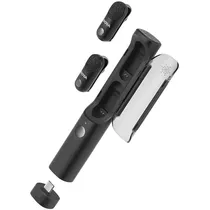 Microfone Sem Fio Boya MAGIC-05 USB-C - Preto (2TX+1RX) + Microfone Shotgun
