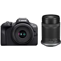 Canon Camara Eos R100 Mirrorless 18-45MM 55-210MM Is STM Kit