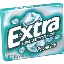 Wrigley Chicle Extra Polar Ice - 15UN Azul