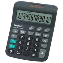 Calculadora Truly 6001-12 - 12 Dígitos - Preto