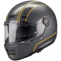 Capacete MT Helmets Jarama SV Wild C2 - Fechado - Tamanho L - com Óculos Interno - Matt/Gloss