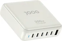 Carregador de Parede Joog PD Charger VC200 200W Ultrafast USB-A + 5 Portas USB-C