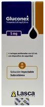 Gluconex Tirzepatida 5MG/0,50ML (4 Seringas Pré-Cheias)
