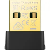 Adaptador de Rede TP-Link Archer TX10UB Nano AX900 Wi-Fi 6 + Bluetooth 5.3 - Preto