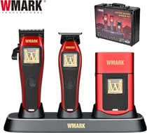 Kit Cortador de Cabelo Wmark NG-X1KIT 3 En 1 Bivolt Red