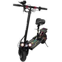 Patinete Elétrico Keen S10 500 W com Assento 40KM/H 10'' - Preto
