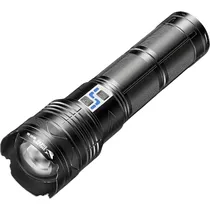 Lanterna LED Smiling Shark SD-5999 / Recarregavel - Preto